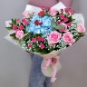 Модница Букет из роз и гортензий с доставкой в Пятигорске