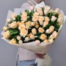 Солнечный день Кремовые кустовые розы с доставкой в Пятигорске