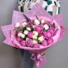 Букет кустовых роз Розовый шарм с доставкой в Пятигорске