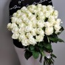 Букет белых роз премиум с доставкой в Пятигорске