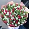 Большой букет тюльпанов Когда в сердце весна с доставкой в Пятигорске