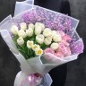 Изысканная красота Букет тюльпанов и роз с доставкой в Пятигорске